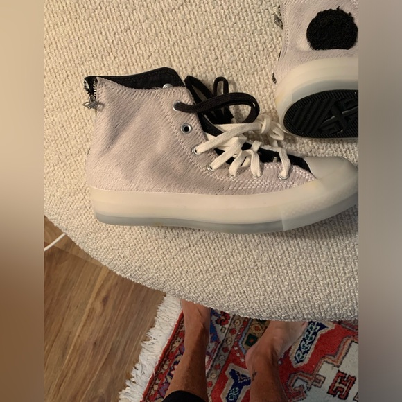 Converse Funky White/Black Chuck Taylor Sneakers💕👟 - Picture 4 of 10